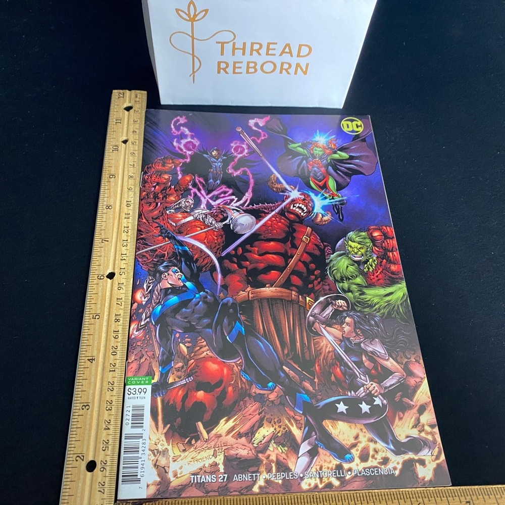 Titans #27 DC Comics Comic Book Abnett Peebles‎ Santorelli Plascencia